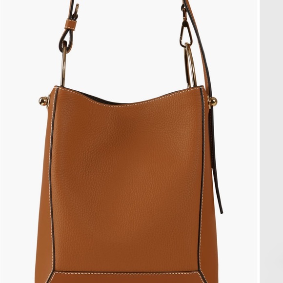 Strathberry Tan Crossbody Bag Midi Size - Picture 3 of 12